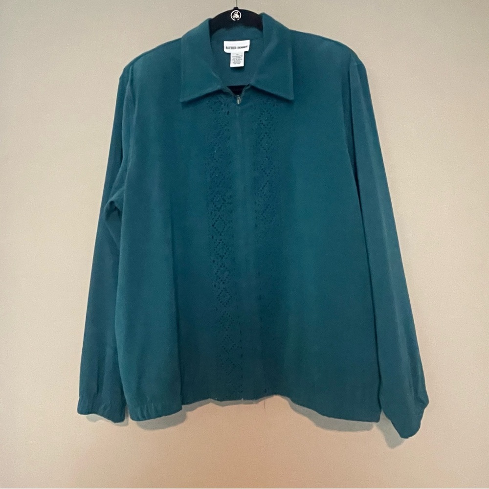 Alfred Dunner, 12, turquoise/aqua shade, UGC, beaded